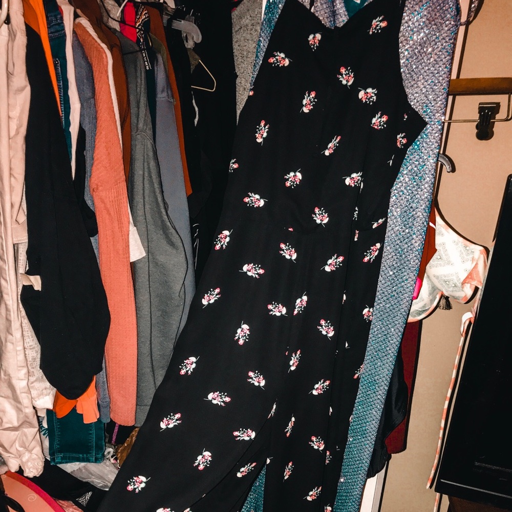 Love Fire Floral Jumpsuit